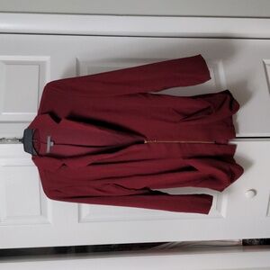 Burgundy blazer